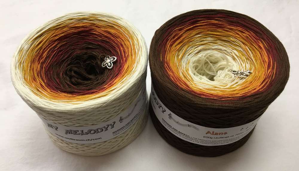 The Wolltraum My Melodyy yarn colourway Alane.