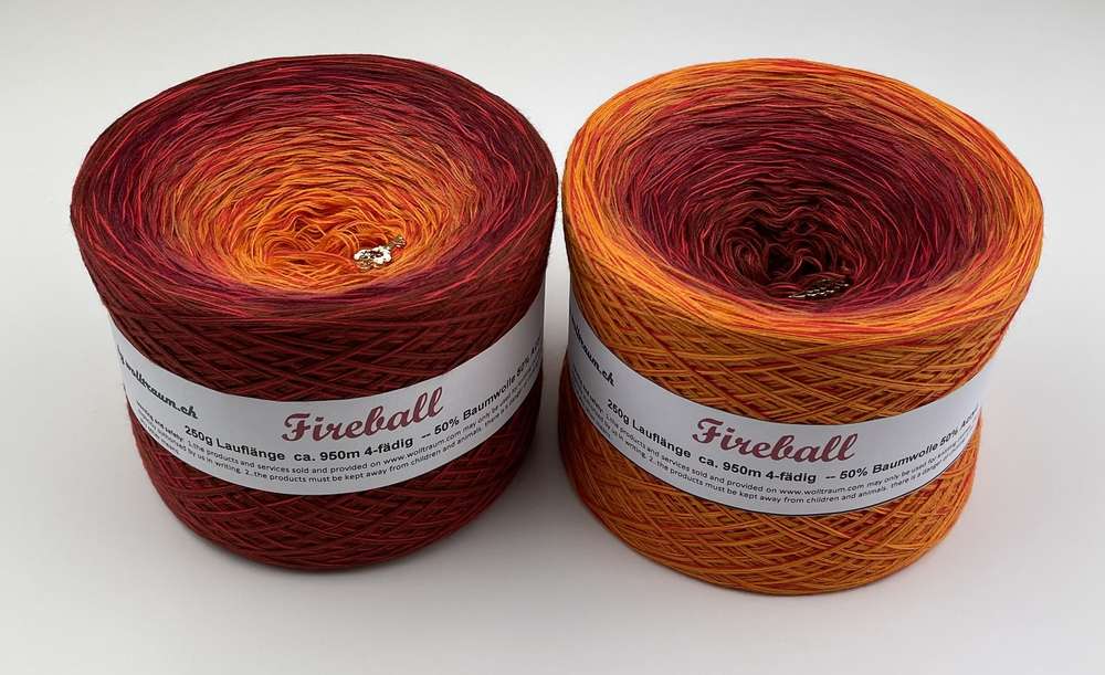 Fireball Gradient Yarn