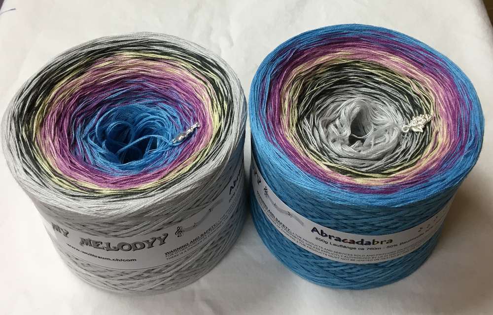 The Wolltraum My Melodyy yarn colourway Abracadabra.