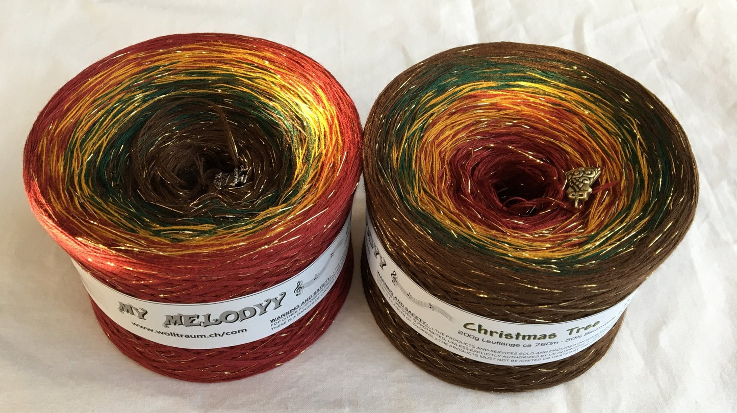Christmas Tree Gradient Yarn - Special