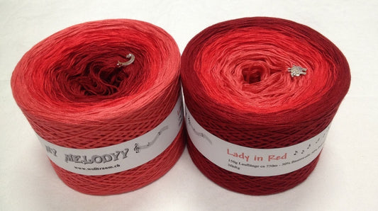 Lady in Red Gradient Yarn